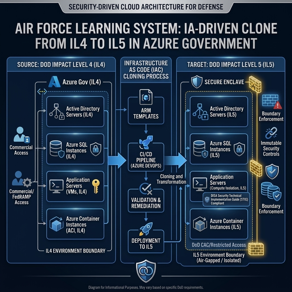 Architecting in a Government Cloud Diagram