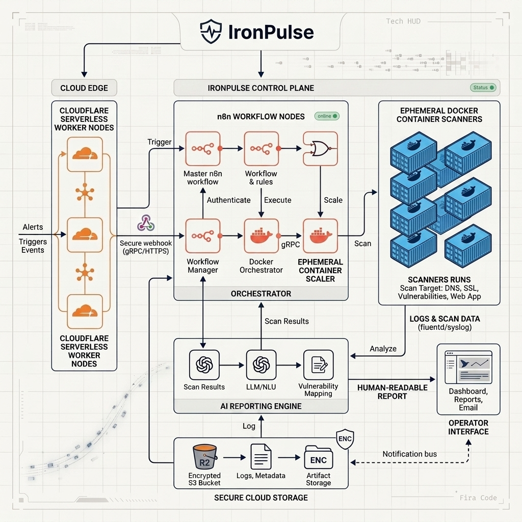 Automated Edge-to-Container Security Scanning Diagram